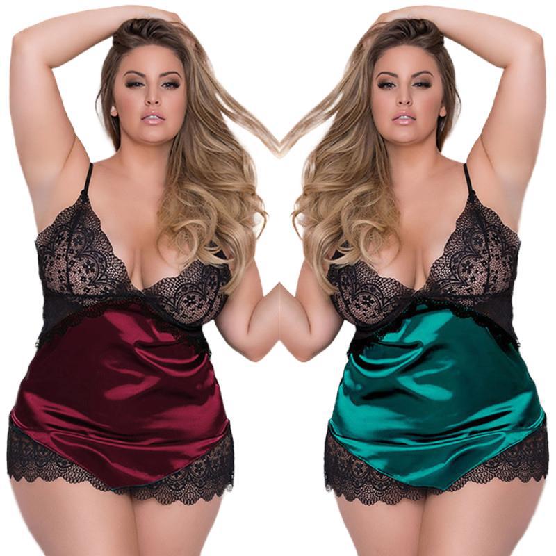Lace Trim Cami - Lencería Babydoll para Mujer, Camisones de