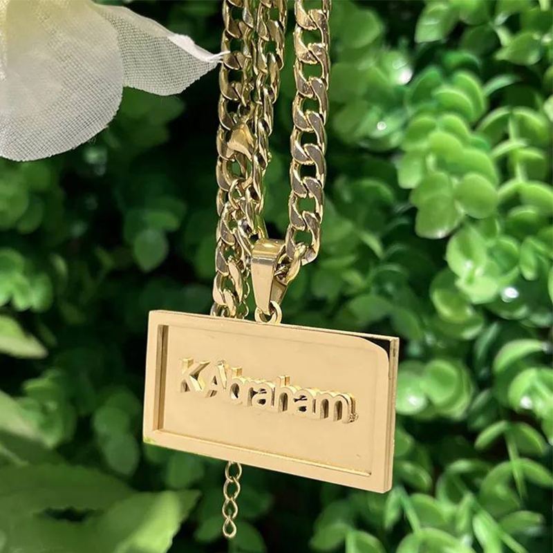 Women Fashion Names - Collar de Hip Hop con nombre