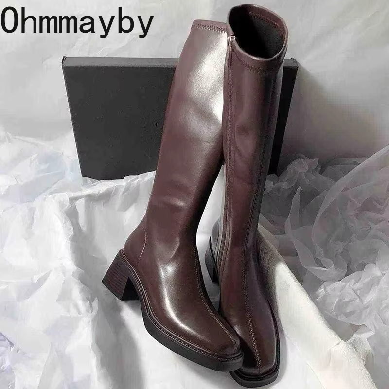 Women'S Fashion Korea - Botas hasta la rodilla De tacón