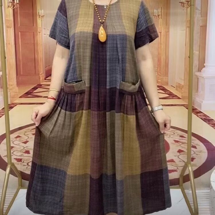 Women Fashion Over The Years - Vestido de verano de gran tamaño,