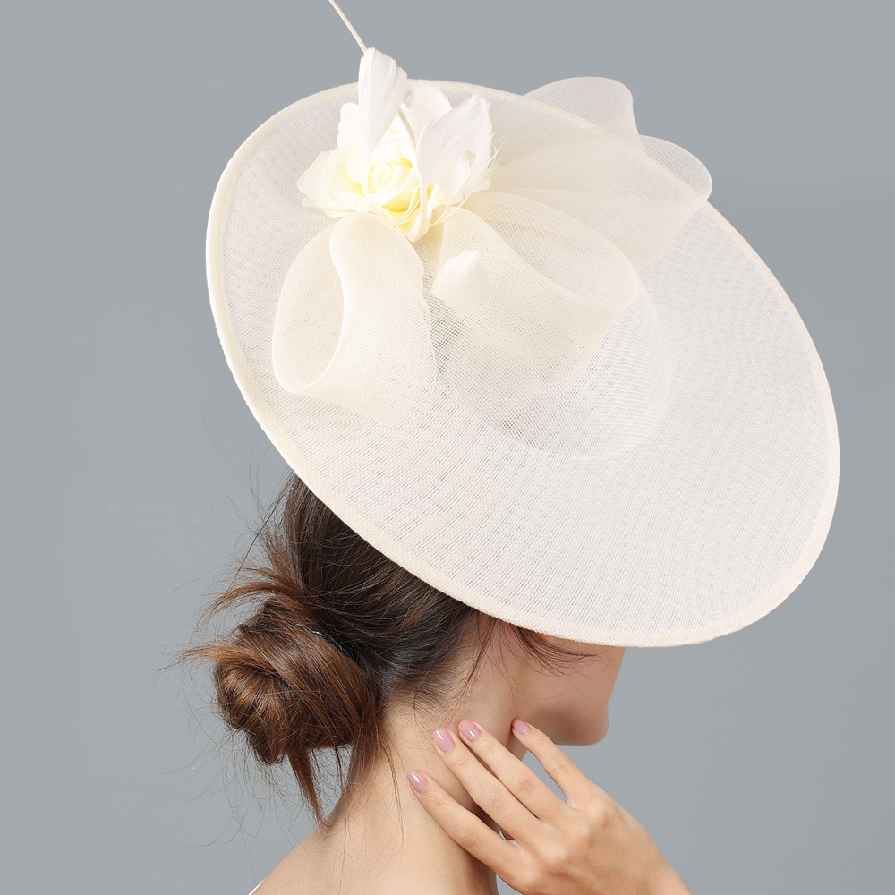 Women'S Fashion Kentucky Derby - Elegante sombrero fascinador para bodas, iglesias