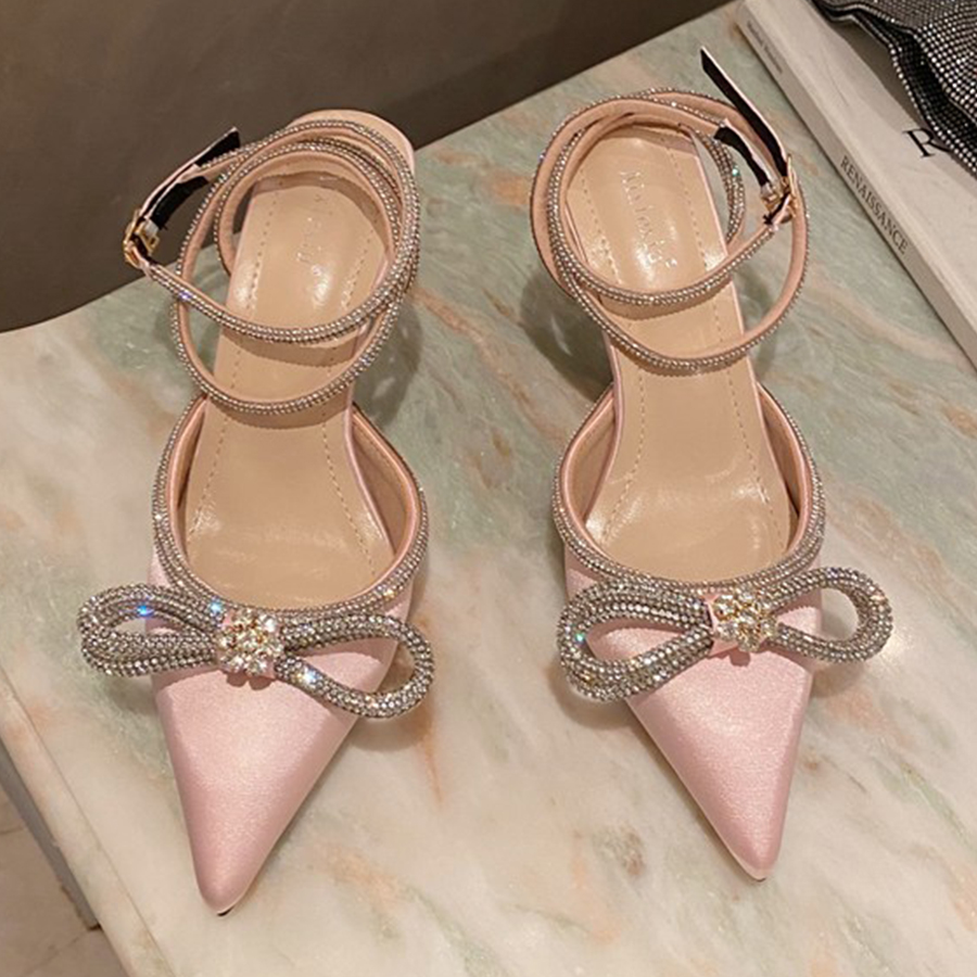 Women'S Fashion Korea - Sandalias de mujer con lazo de