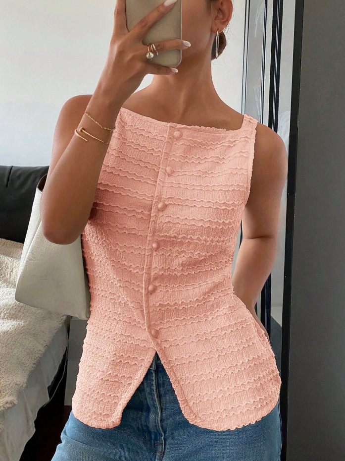 Chaleco de mujer sin mangas co - Women'S Fashion Vest Tops reseña y precio