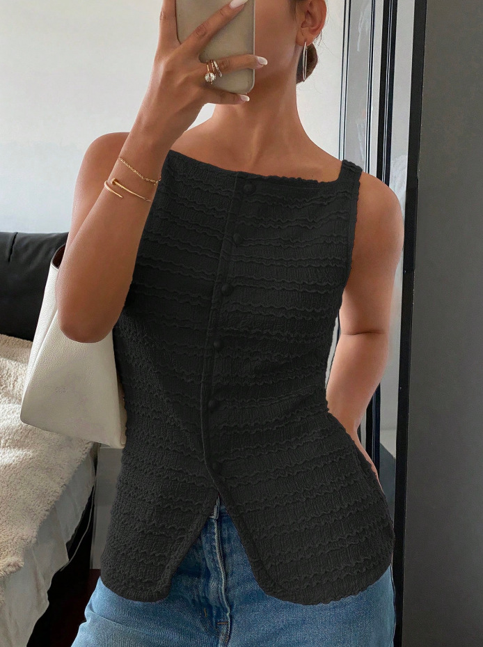 Chaleco de mujer sin mangas co - Women'S Fashion Vest Tops reseña y precio