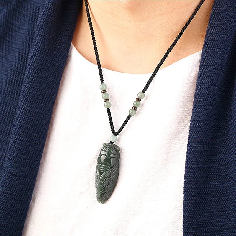 Colgante de Jade Natural de He - Women'S Fashion Jewellery reseña y precio