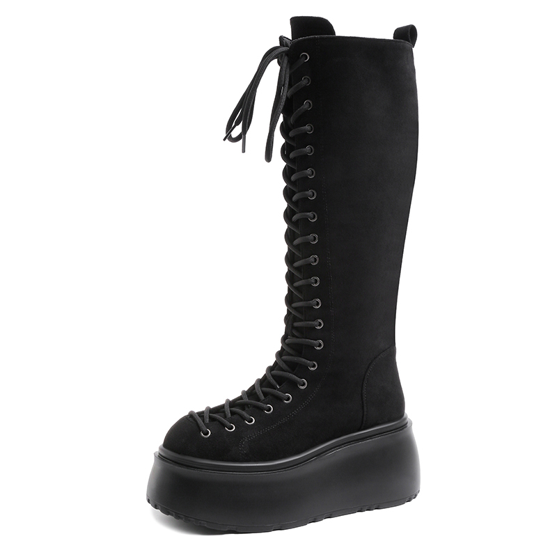 Botas de tubo medio con borlas - Women'S Fashion Korea reseña y precio