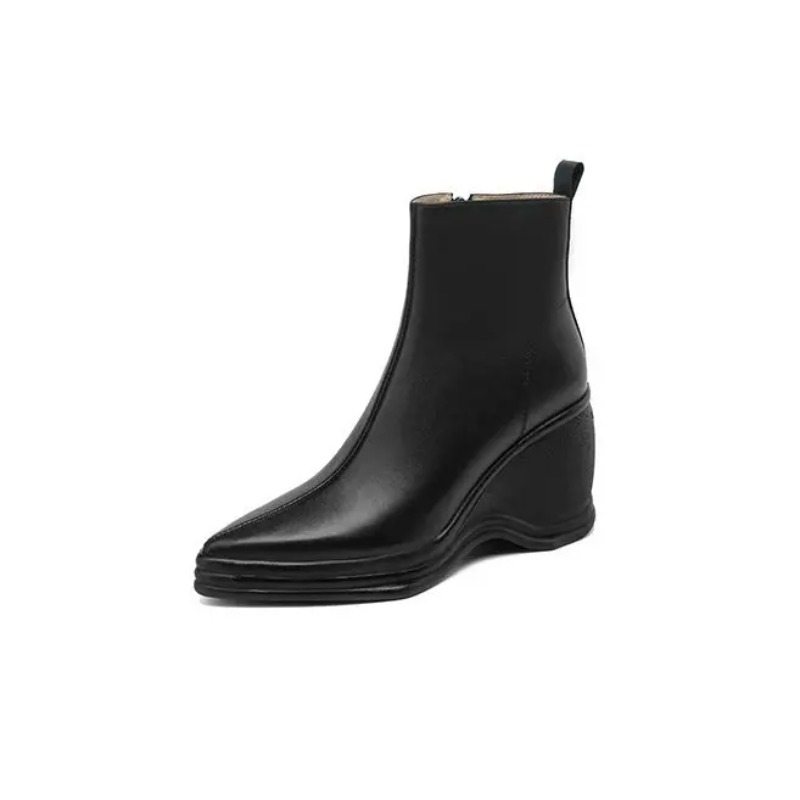 Botines de Plataforma con Tacó - Women'S Fashion Korea reseña y precio