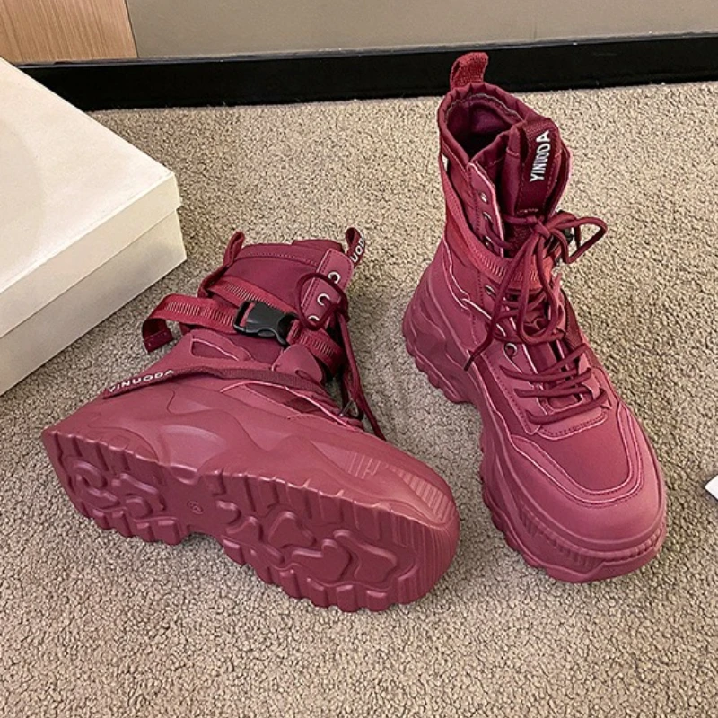 Botas de plataforma de otoño e - Women'S Fashion Korea reseña y precio