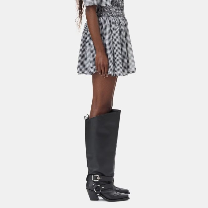 Botas de vaquero hasta la rodi - Women'S Fashion Knee High Boots reseña y precio