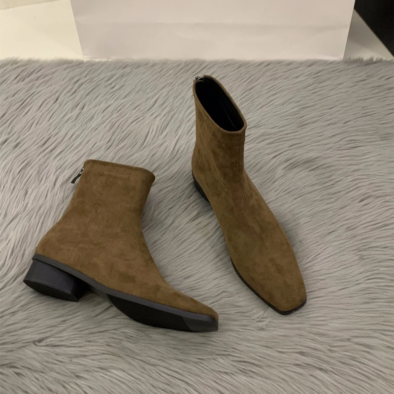 2025 Bota desnuda con cremalle - Women'S Fashion Korea reseña y precio