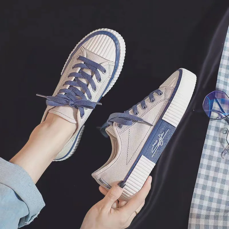 Zapatos de lona para mujer, tr - Women'S Fashion Korea reseña y precio