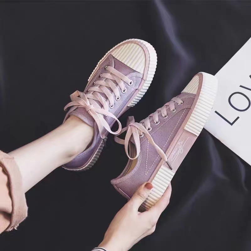 Zapatos de lona para mujer, tr - Women'S Fashion Korea reseña y precio