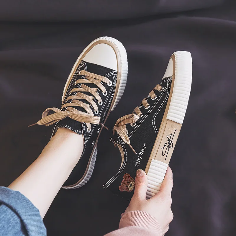 Zapatos de lona para mujer, tr - Women'S Fashion Korea reseña y precio