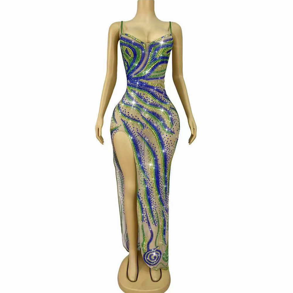 Vestido de malla con tirantes  - Women Fashion Photoshoot reseña y precio