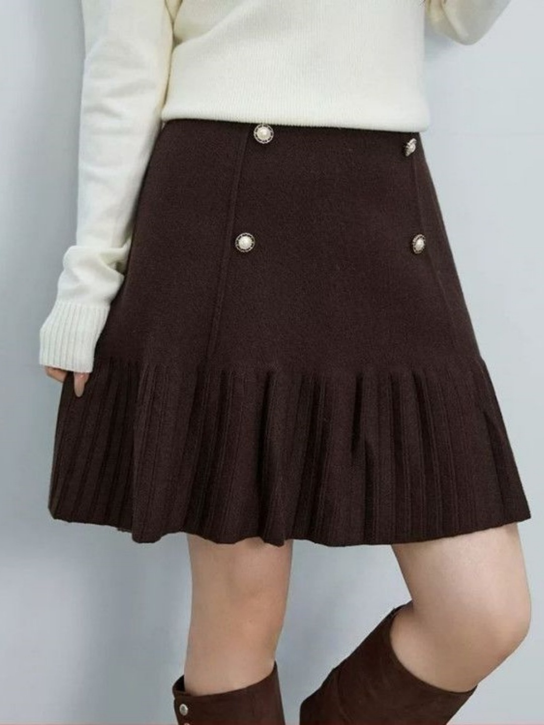 Minifalda de talla grande con  - Women Fashion Over The Years reseña y precio